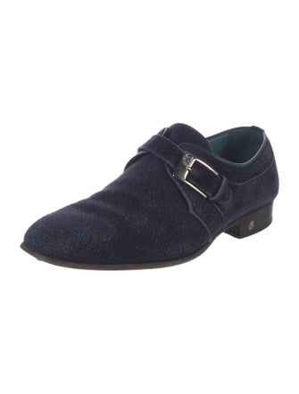 Angelo Galasso Suede Dress Loafers