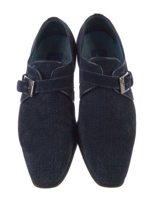 Angelo Galasso Suede Dress Loafers