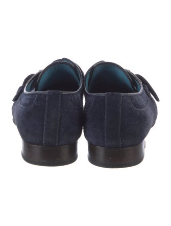 Angelo Galasso Suede Dress Loafers