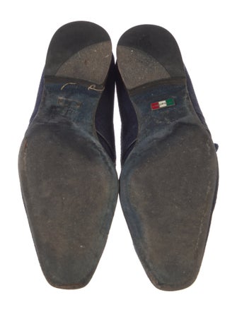 Angelo Galasso Suede Dress Loafers