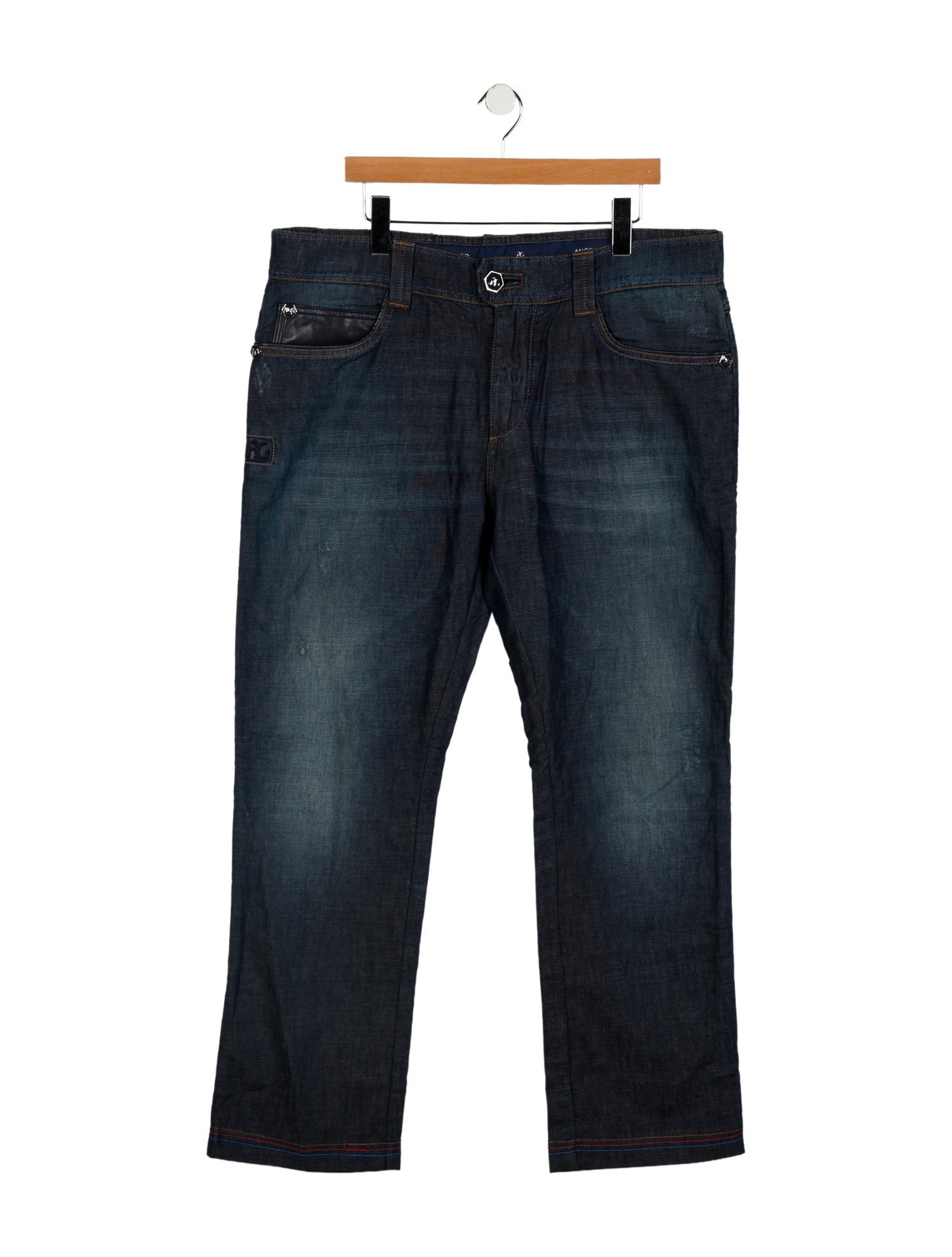 Angelo Galasso Straight-Leg Jeans