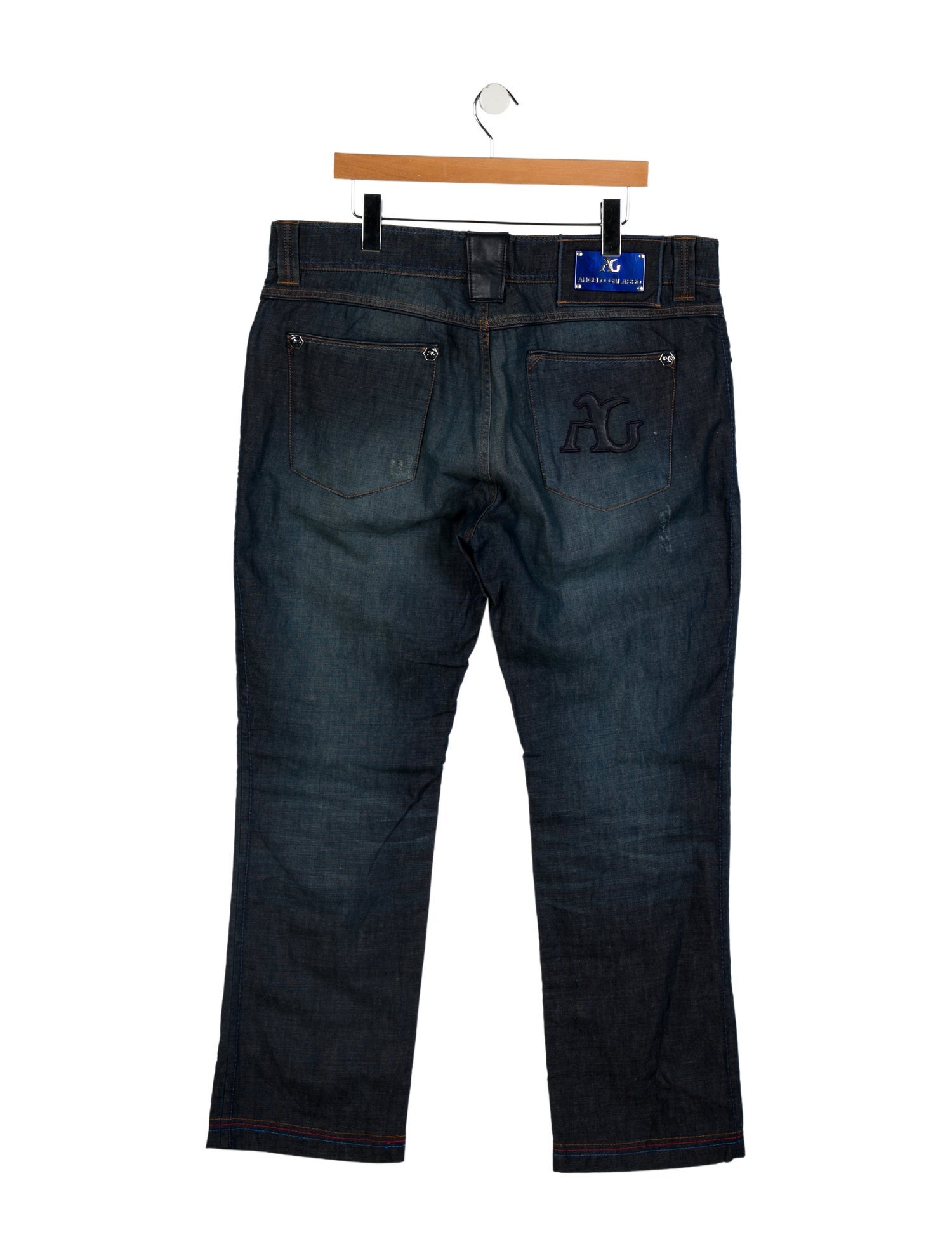 Angelo Galasso Straight-Leg Jeans