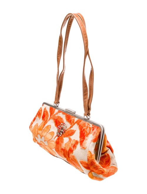 Glenda Gies Terry Cloth Shoulder Bag