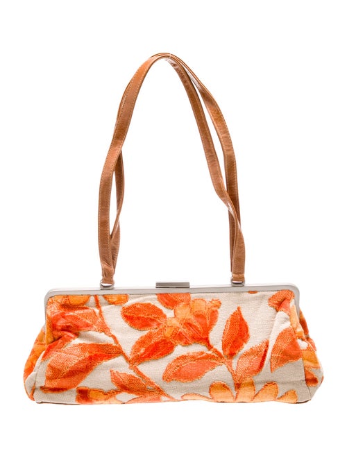 Glenda Gies Terry Cloth Shoulder Bag