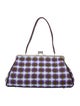 Glenda Gies Wool Top Handle Bag