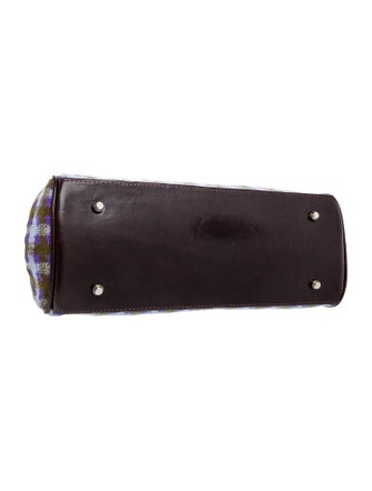 Glenda Gies Wool Top Handle Bag