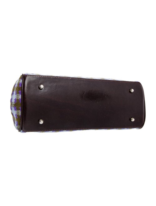 Glenda Gies Wool Top Handle Bag