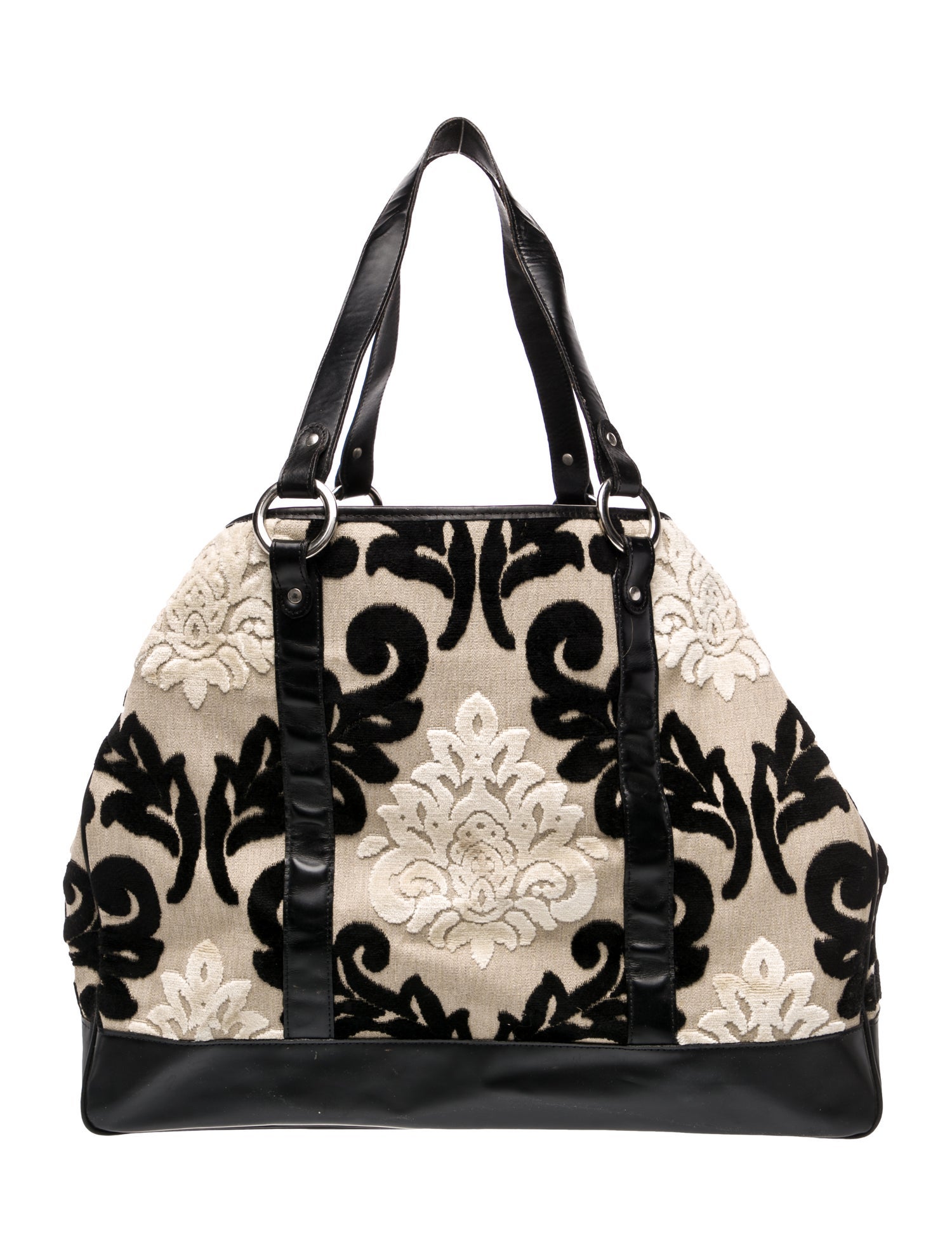 Sonia Rykiel Satin Embroidered Bag - Orange Luggage and Travel