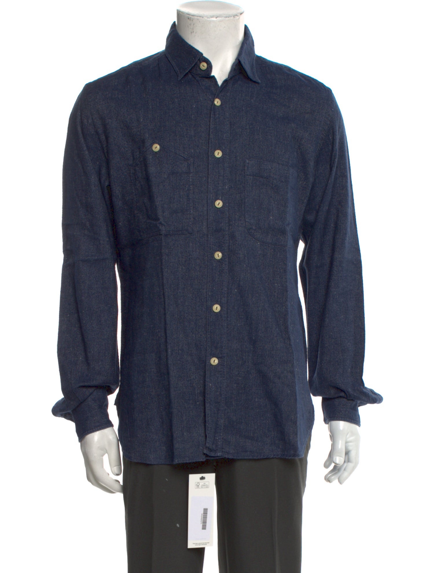 Glanshirt Long Sleeve Denim Shirt