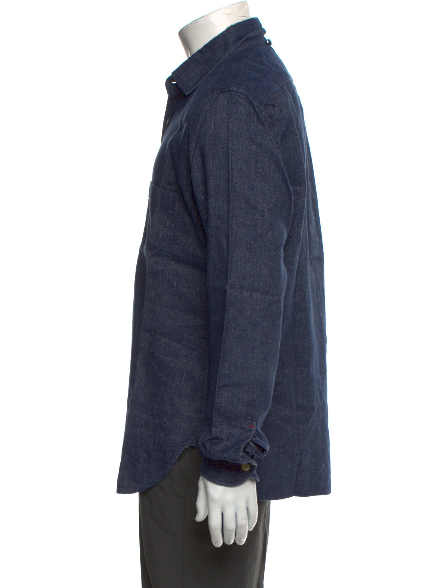 Glanshirt Long Sleeve Denim Shirt