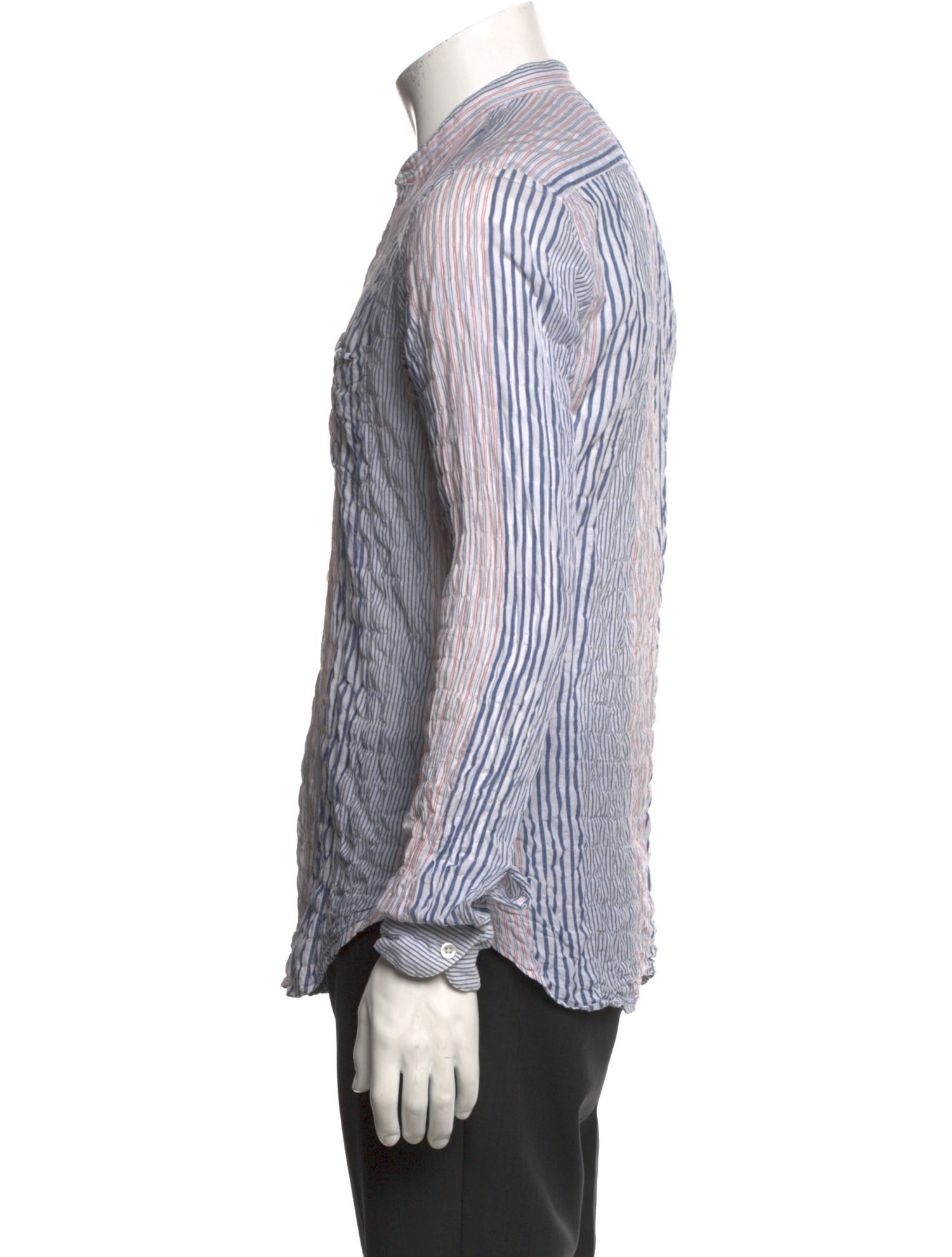 Glanshirt Striped Long Sleeve Dress Shirt