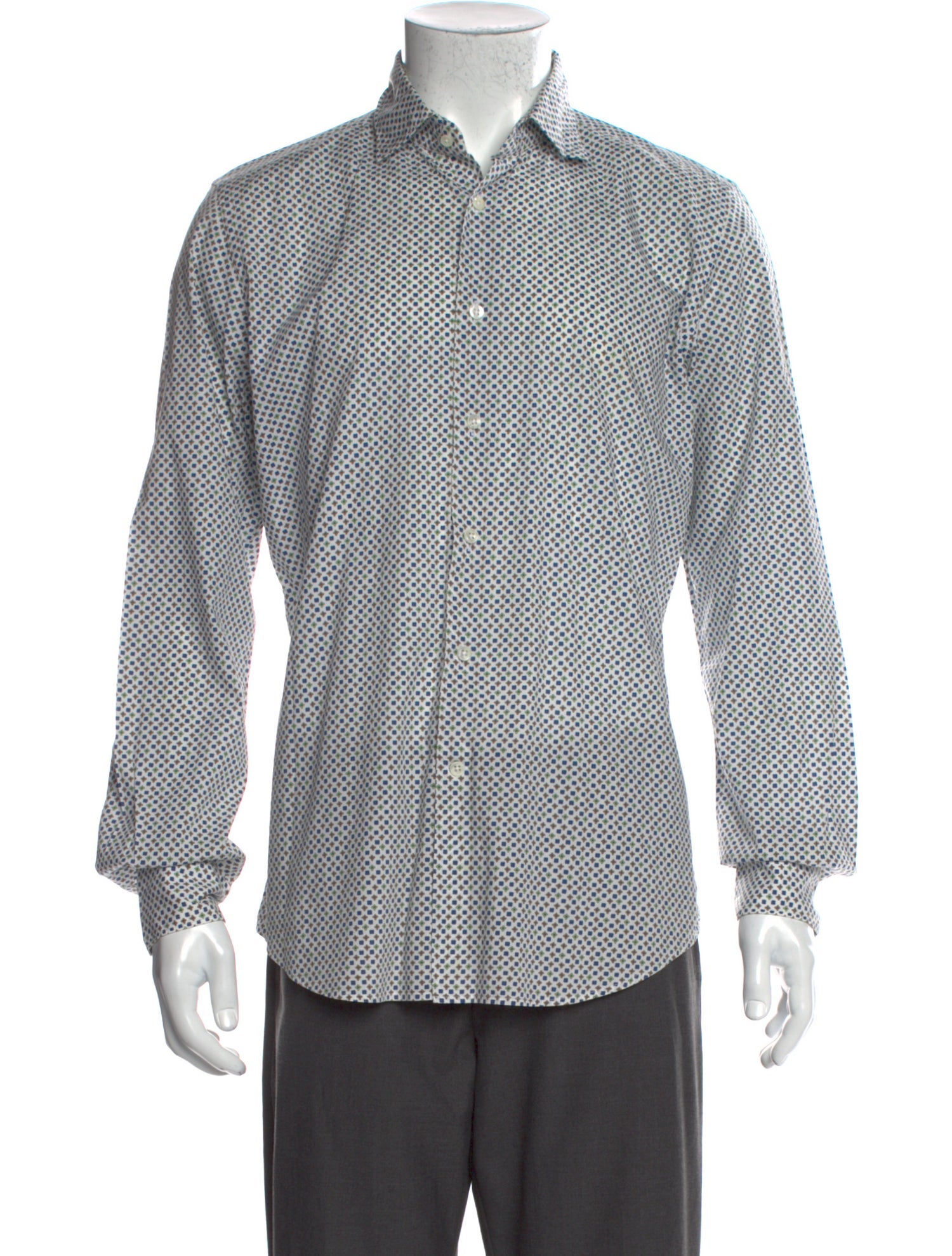 Glanshirt Printed Long Sleeve Shirt