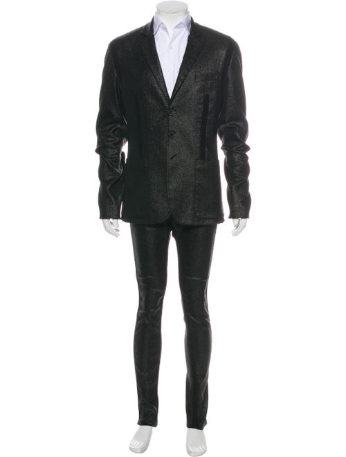 Gaultier² Metallic Two-Piece Suit Metallic