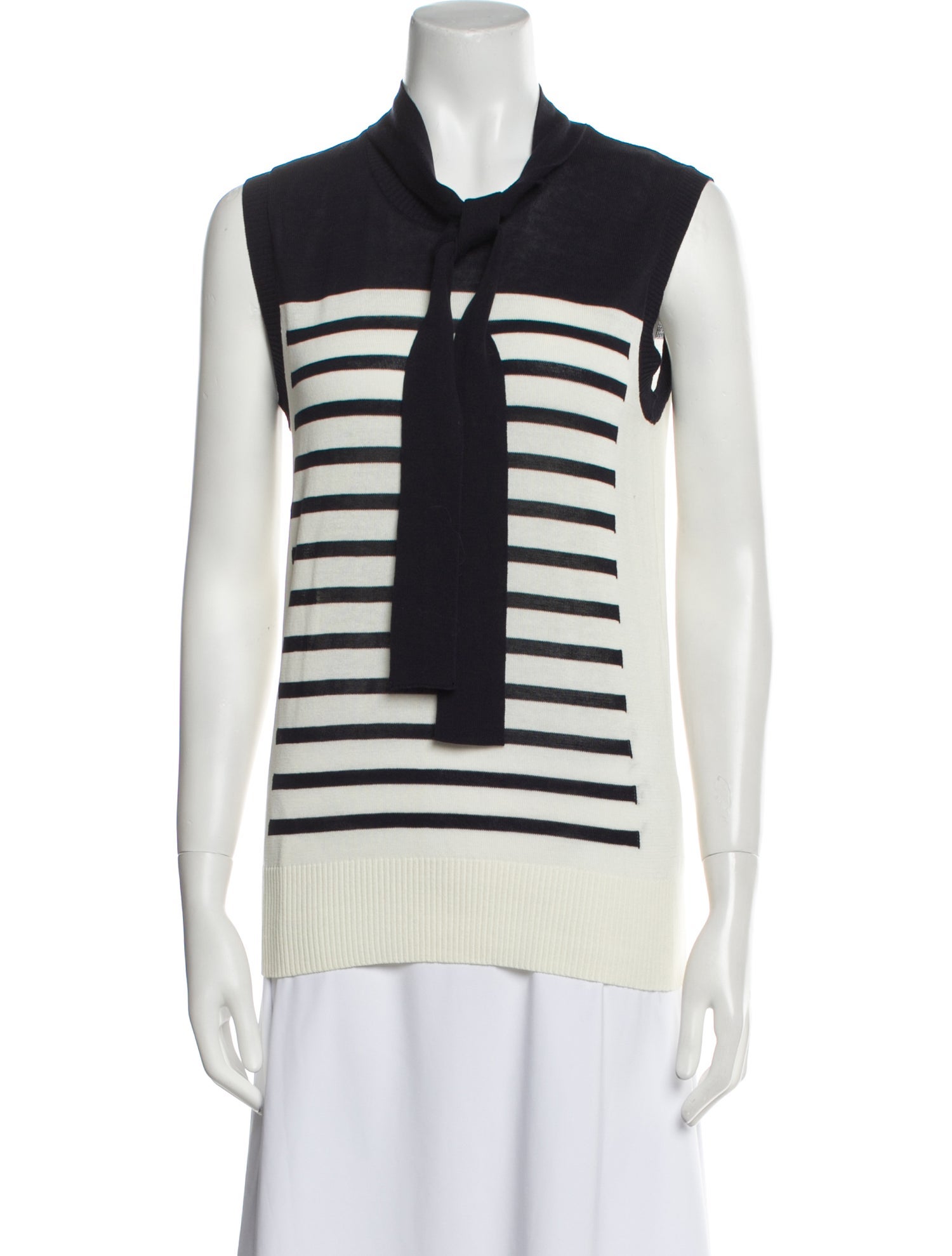 Gaultier² Striped Crew Neck Sweater