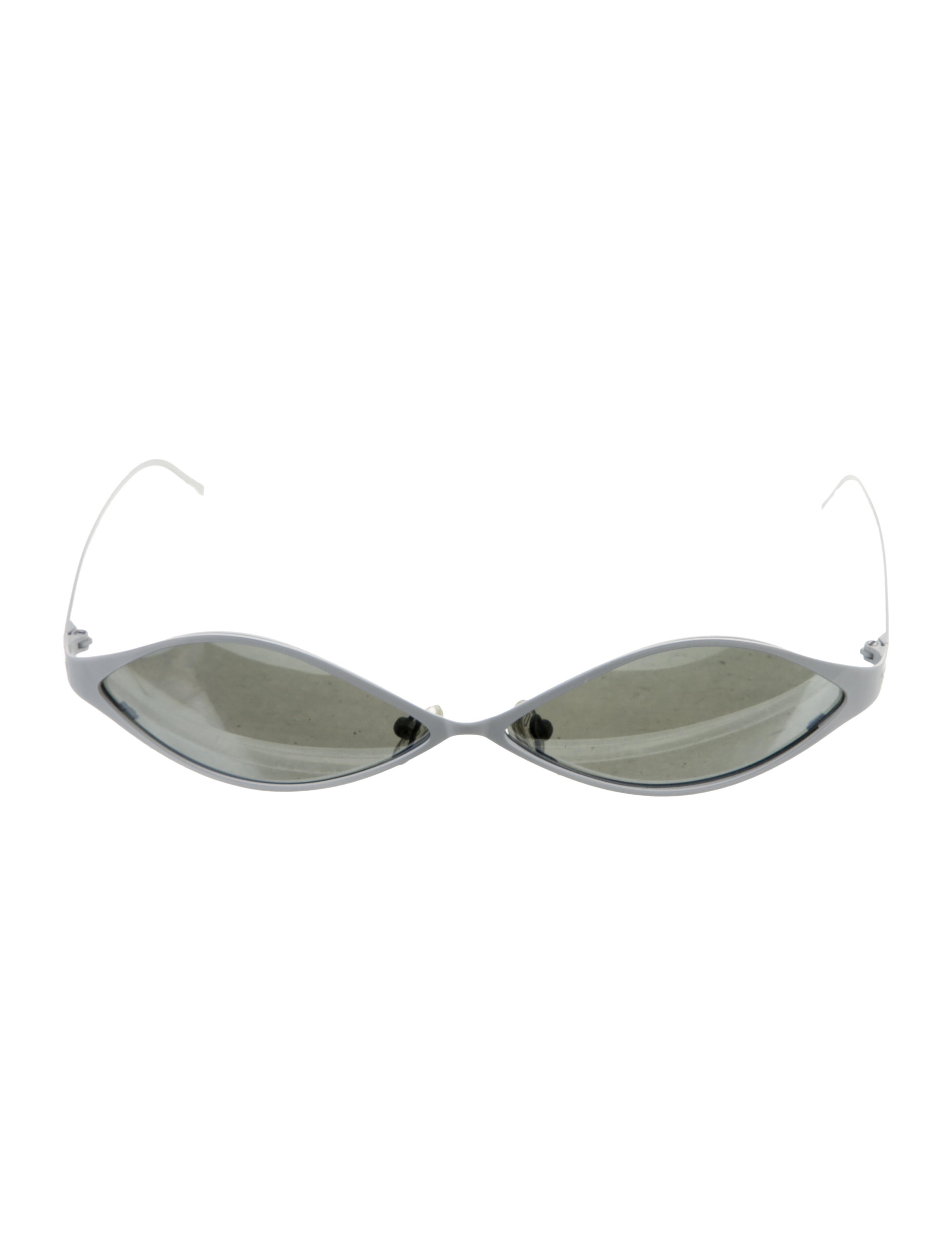 GmbH Cat-Eye Mirrored Sunglasses