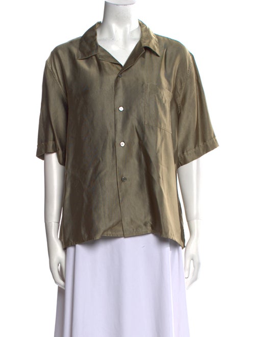GmbH Short Sleeve Button-Up Top
