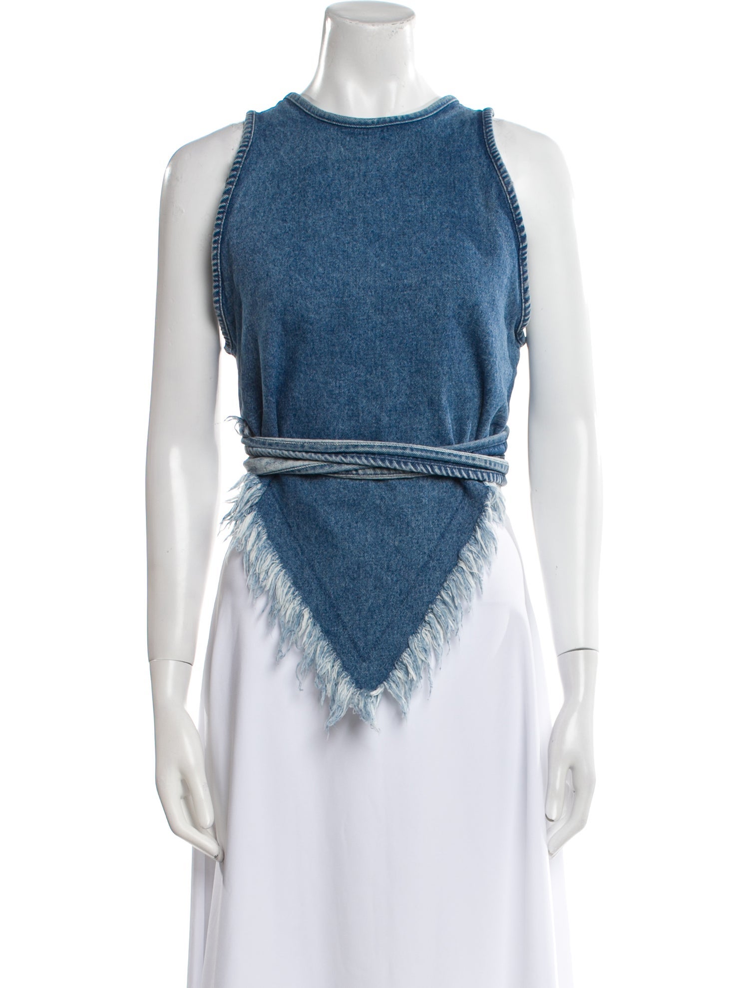 GmbH Crew Neck Sleeveless Top