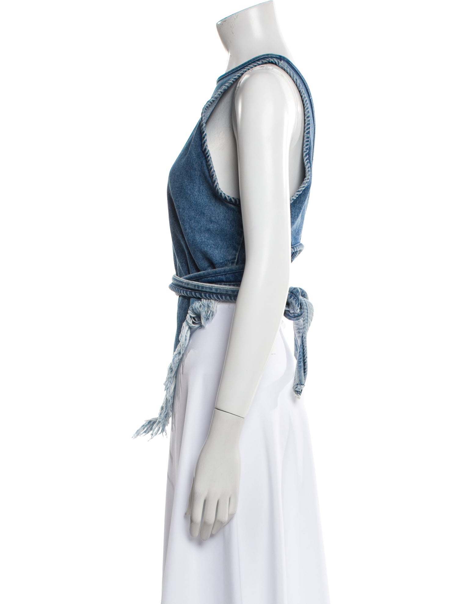 GmbH Crew Neck Sleeveless Top