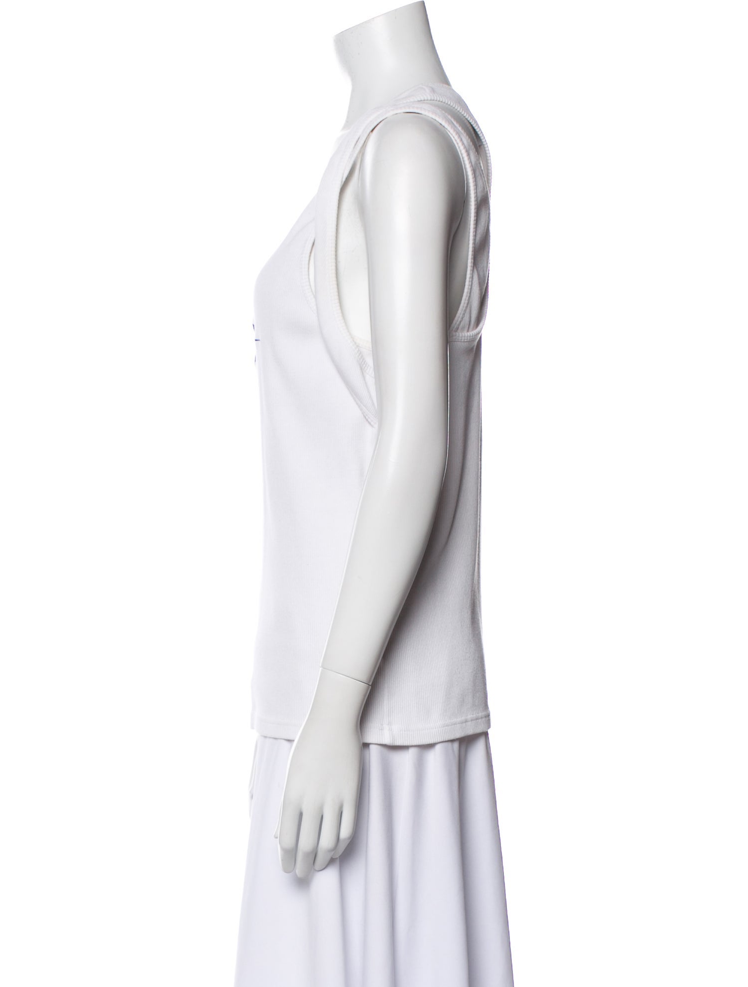 GmbH Graphic Print Scoop Neck Top