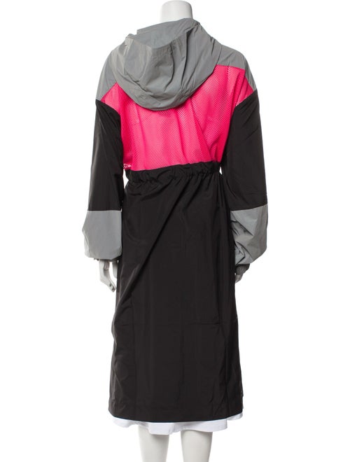 God's Masterful Children Colorblock Pattern Trench Coat