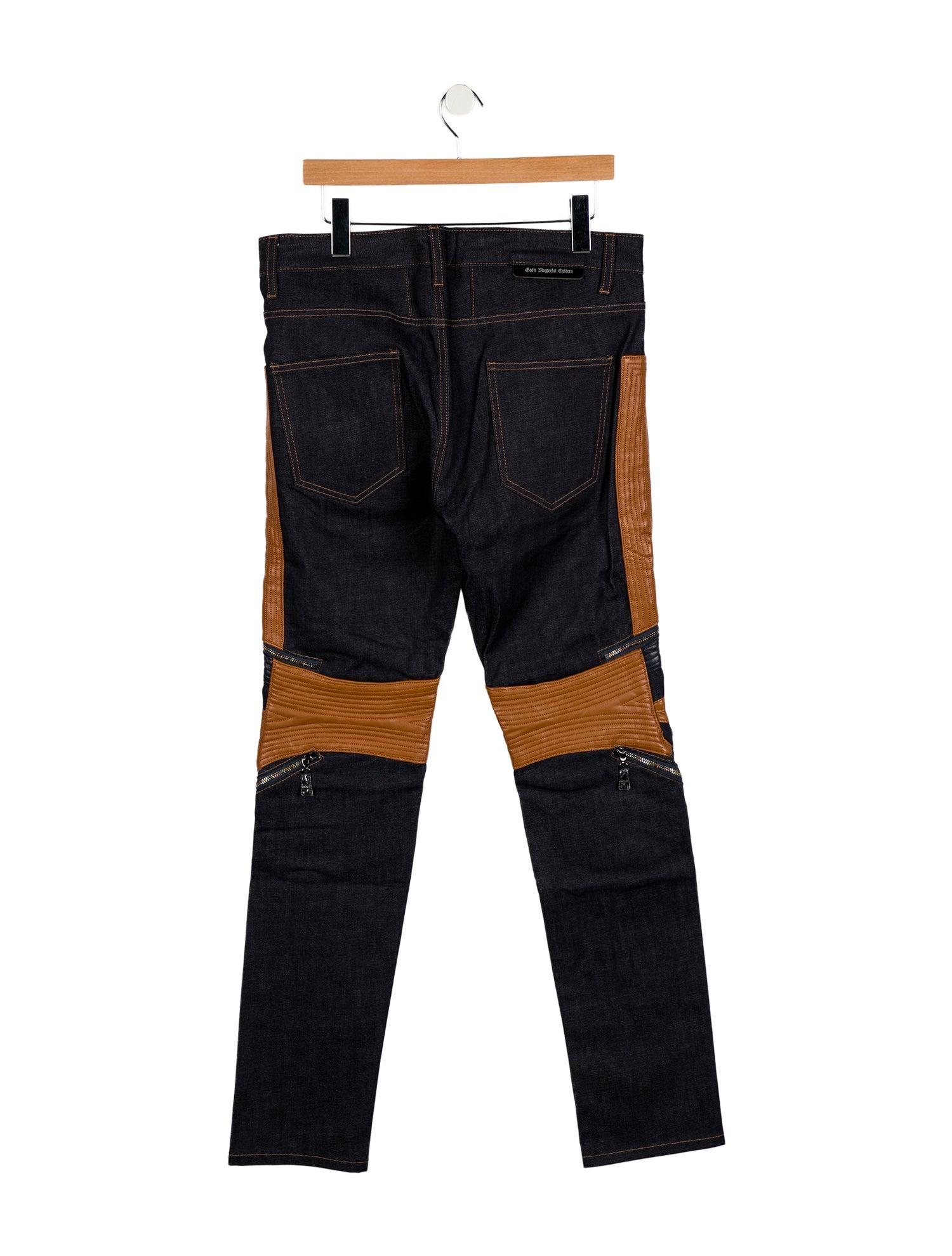 God's Masterful Children Moto Jeans