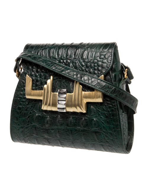 Glen Miller for Ann Turk Embossed Leather Crossbody Bag