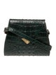 Glen Miller for Ann Turk Embossed Leather Crossbody Bag