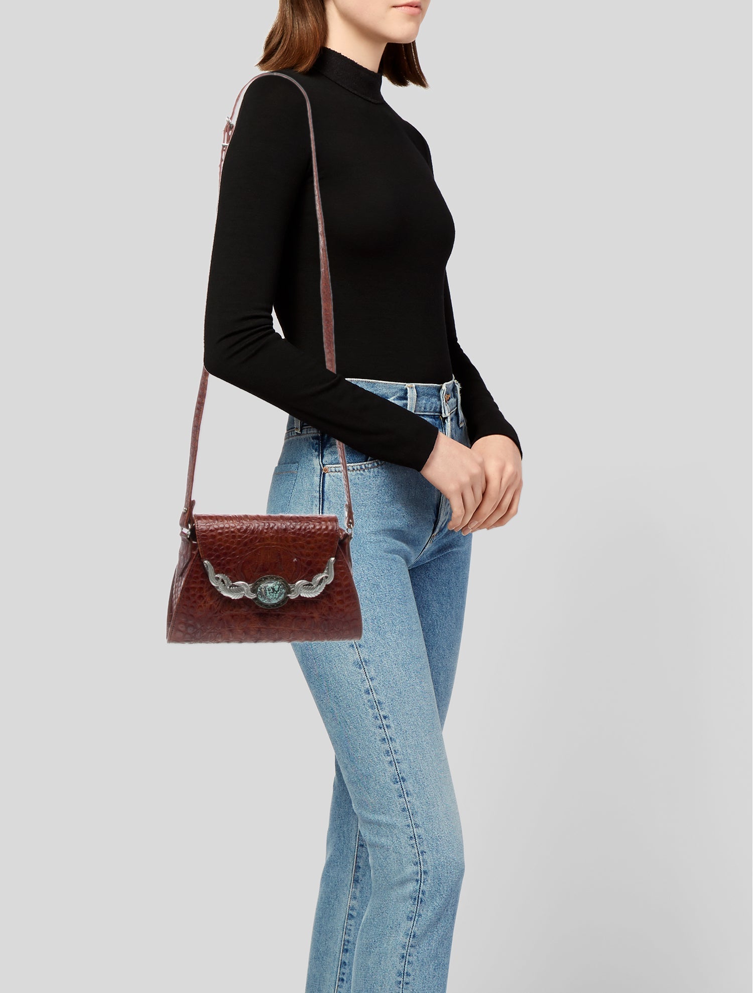 Glen Miller for Ann Turk Leather Crossbody Bag