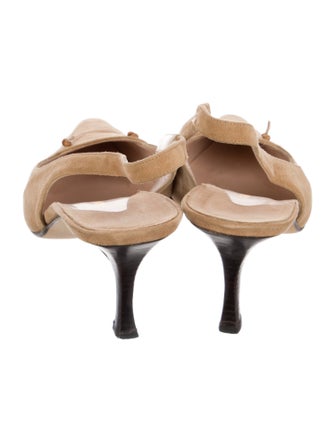 Gianni Milanesi Suede Slingback Pumps