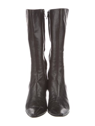 Gianni Milanesi Leather Sock Boots