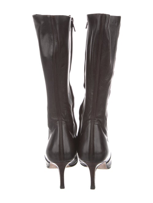 Gianni Milanesi Leather Sock Boots