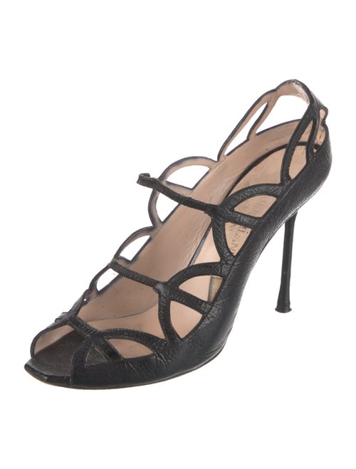 Gianni Milanesi Leather Slingback Sandals