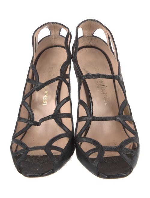 Gianni Milanesi Leather Slingback Sandals