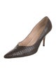 Gianni Milanesi Lizard Animal Print Pumps