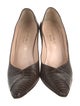 Gianni Milanesi Lizard Animal Print Pumps