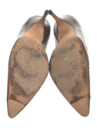 Gianni Milanesi Lizard Animal Print Pumps