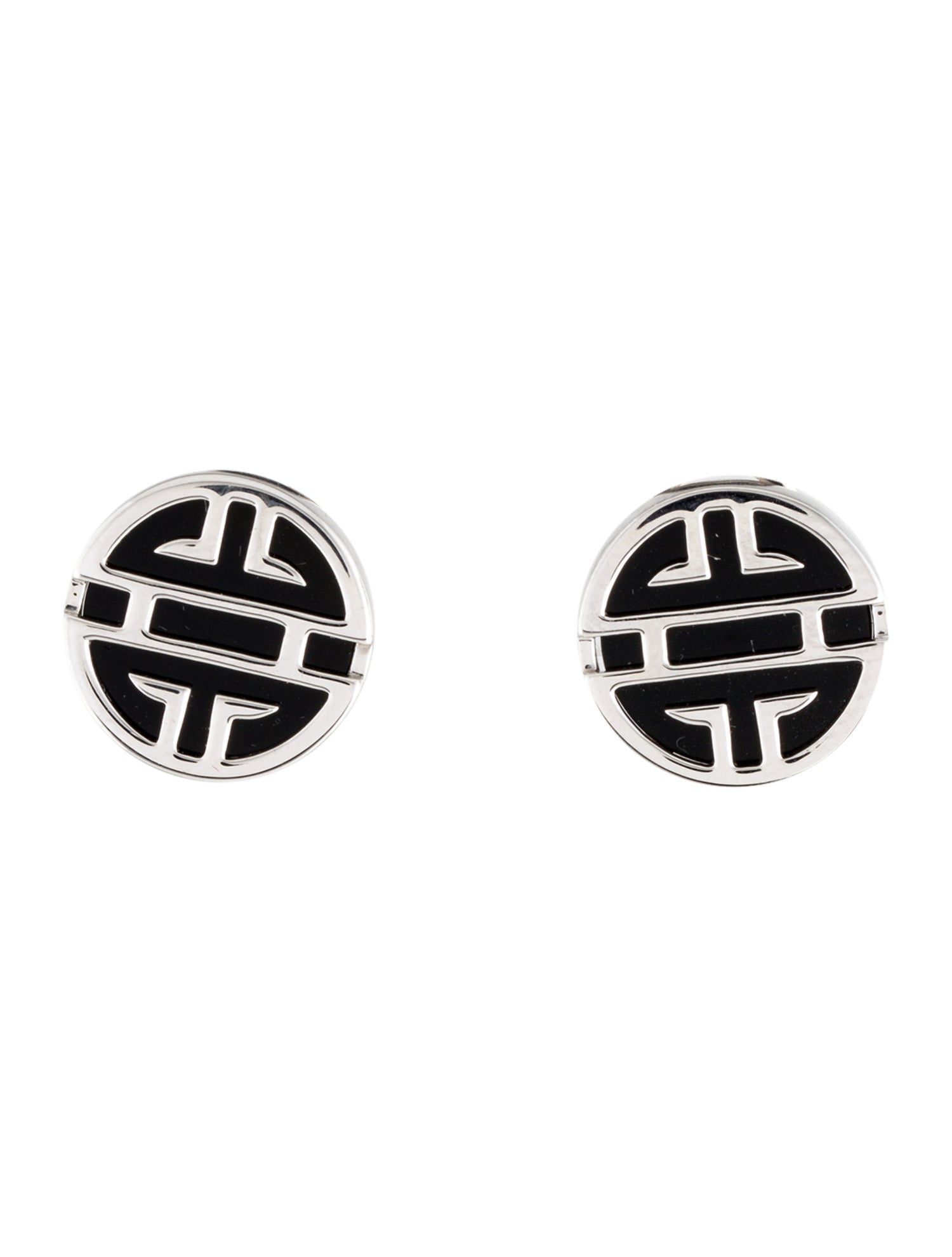 Gump's Onyx Earclips