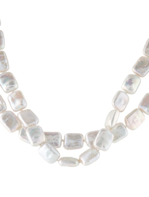 Gump's 14K Pearl Double Strand Bead Necklace