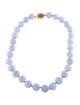 Gump's 14K Lace Agate Necklace