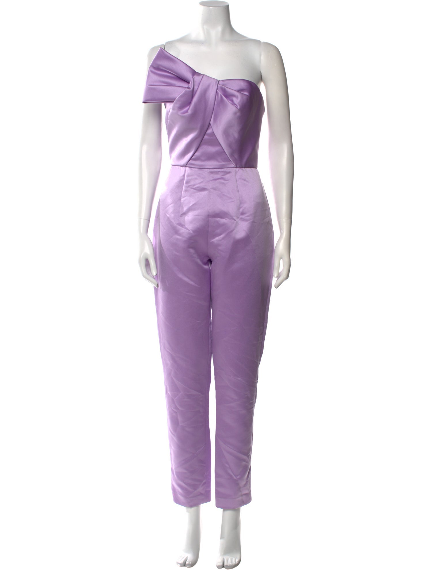 Gattinolli Couture Silk Strapless Jumpsuit