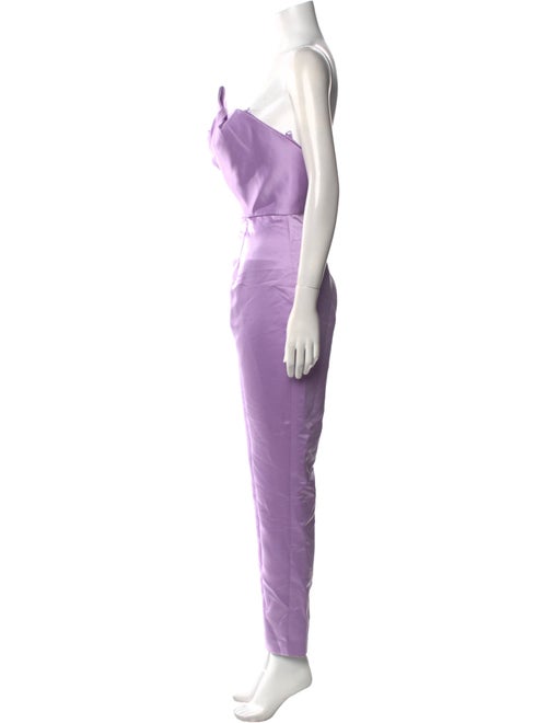 Gattinolli Couture Silk Strapless Jumpsuit