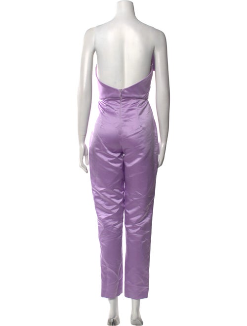 Gattinolli Couture Silk Strapless Jumpsuit
