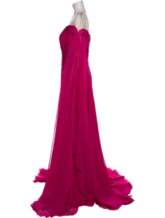 Gattinolli Couture Silk Long Dress