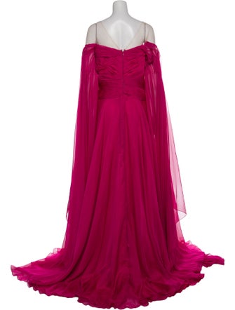 Gattinolli Couture Silk Long Dress