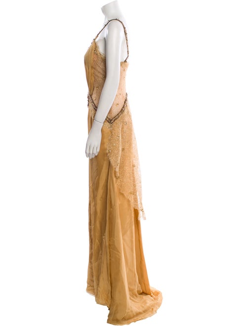 Gattinolli Couture Silk Long Dress