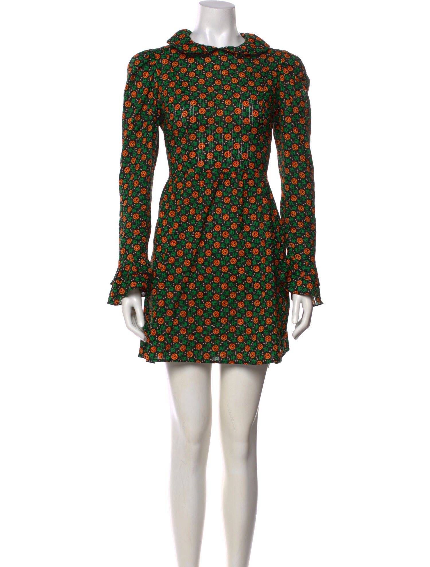 ANNA SUI x Batsheva Printed Mini Dress