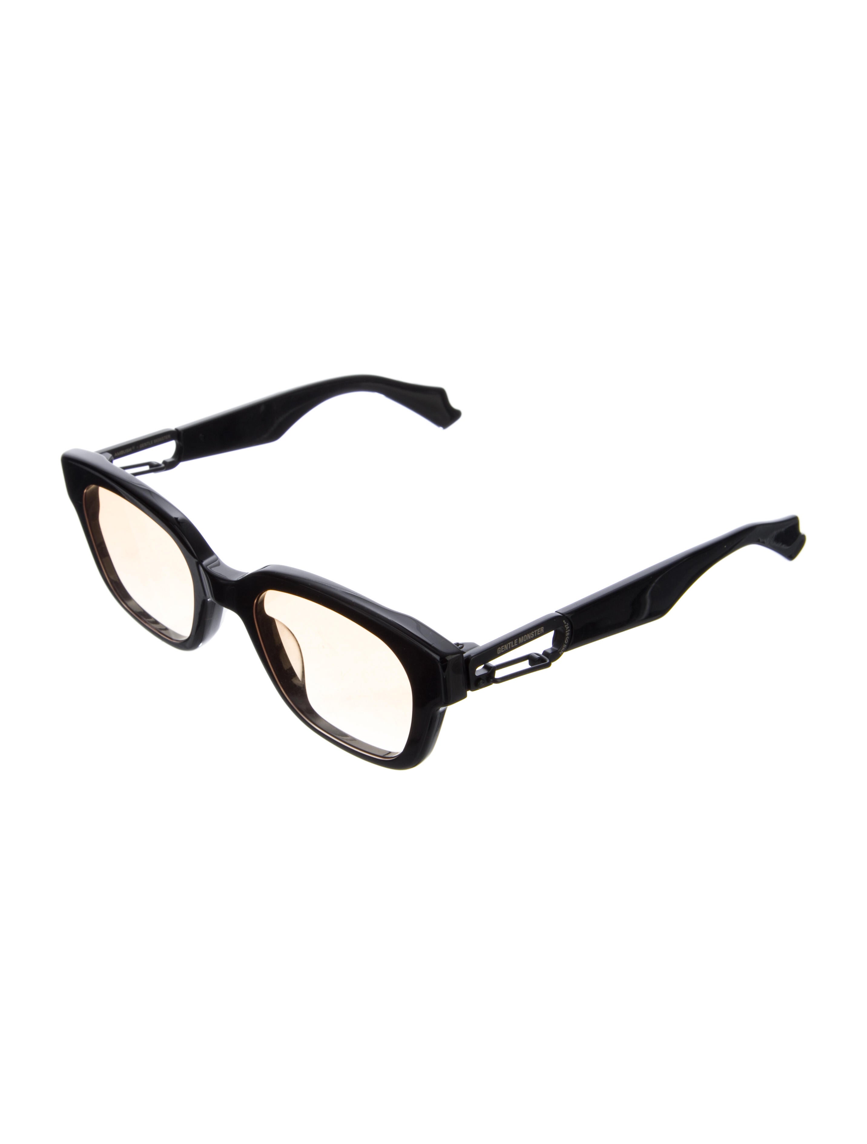 Gentle Monster x AMBUSH Carabiner 1 Square Sunglasses Black