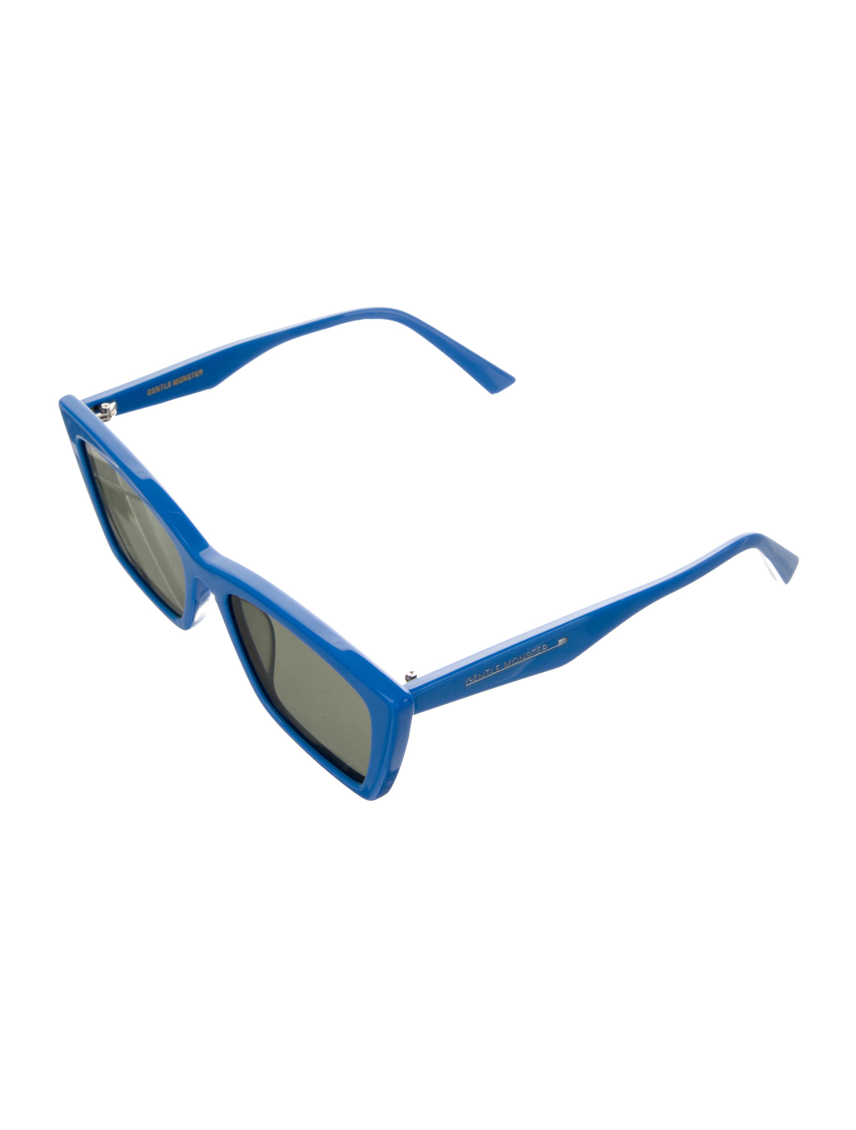Gentle Monster Talin Square Sunglasses Blue Sunglasses, Accessories