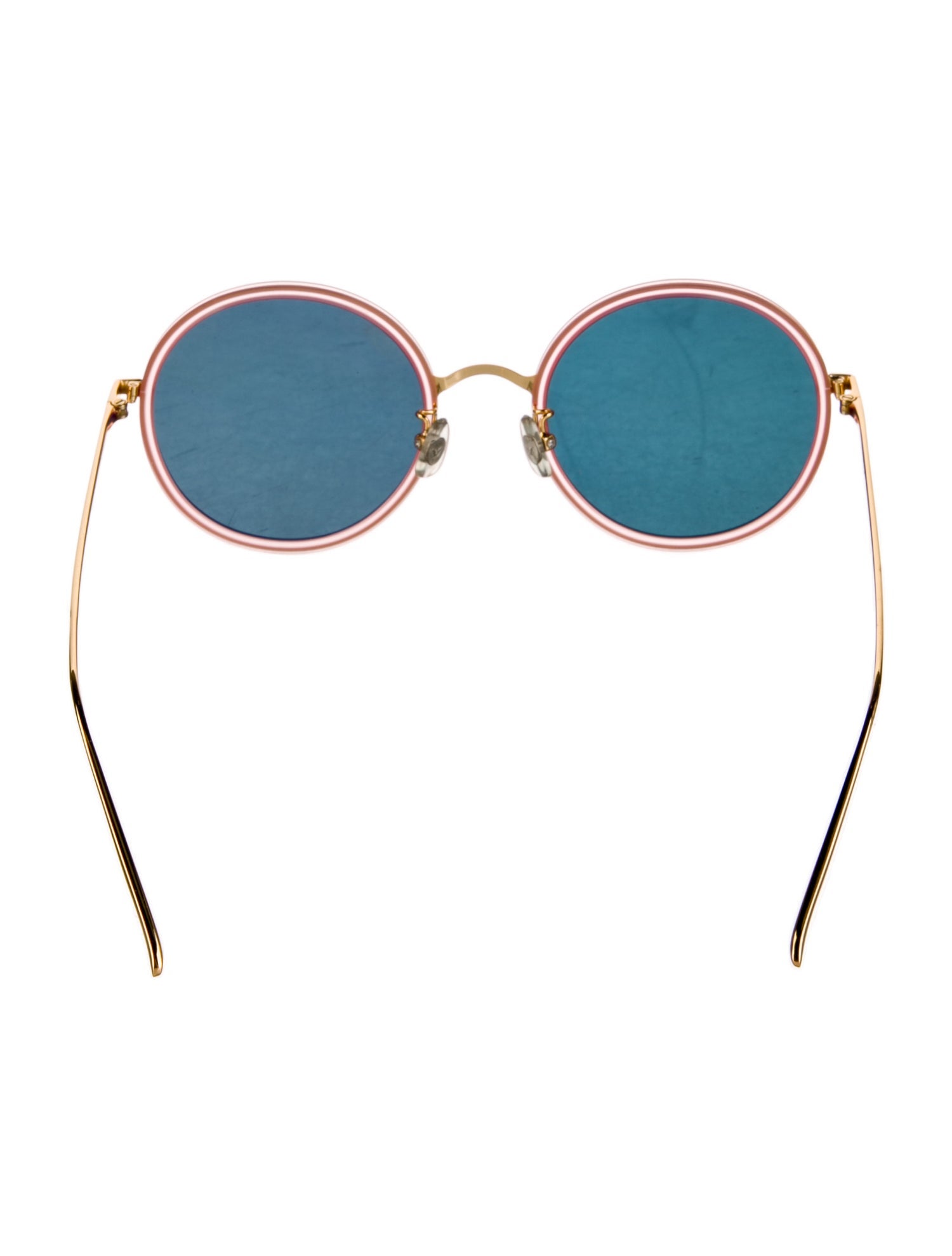 Gentle Monster Gold Fish 2 Round Sunglasses