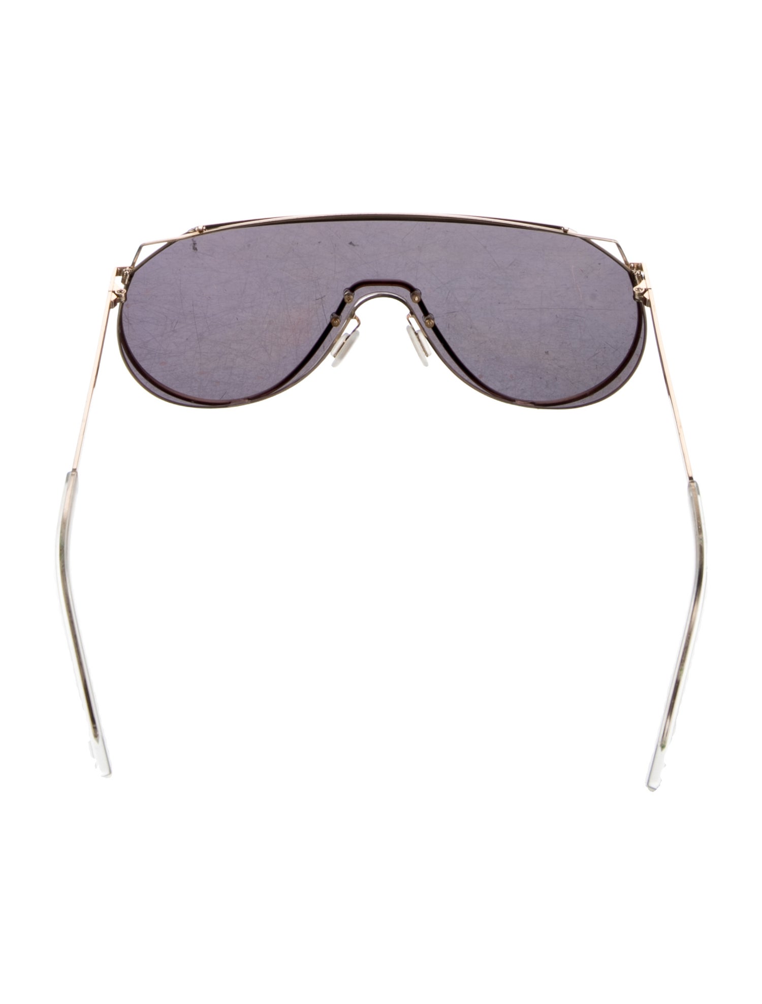 Gentle Monster Shield Mirrored Sunglasses
